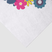 Mousseline papier de tissu de fille de fleur (Détail)