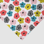 Mousseline Papier de tissu de fleurs (Détail)