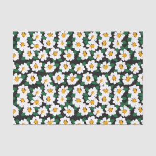 Mousseline Papier de tissu de fleurs