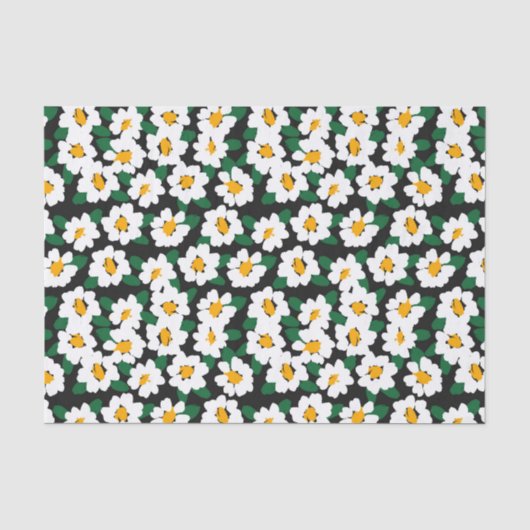 Mousseline Papier de tissu de fleurs (Recto)