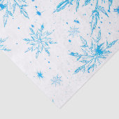 Mousseline Papier de tissu de flocon de glace congelé (Détail)