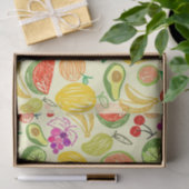 Mousseline Papier de tissu de fruits mélangés (Cadeau)