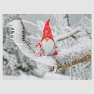 Mousseline Papier de tissu de gnome de père Noël