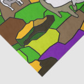 Mousseline papier de tissu de jésus (Détail)