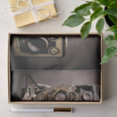 Mousseline Papier de tissu de la caméra vintage (Cadeau)