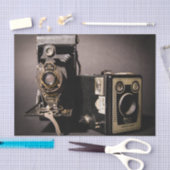 Mousseline Papier de tissu de la caméra vintage (Artisanat)