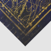 Mousseline papier de tissu de la constellation vierge (Détail)