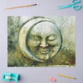 Mousseline papier de tissu de la lune de pierre (Artisanat)