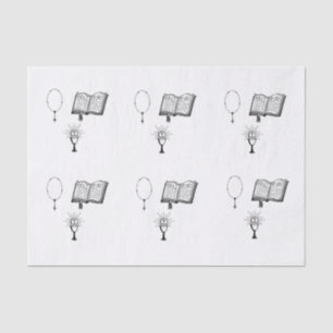 Mousseline Papier de tissu de la Sainte Communion