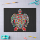 Mousseline papier de tissu de la tortue de mer (Artisanat)