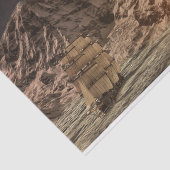 Mousseline papier de tissu de l'île du crâne (Détail)