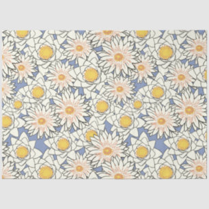 Mousseline papier de tissu de nénuphar