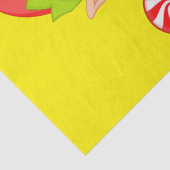 Mousseline Papier de Tissu de Noël Elf Pepperment (Détail)