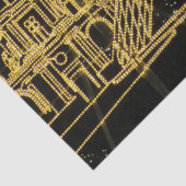 Mousseline papier de tissu de noël louvre (Détail)