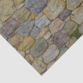 Mousseline papier de tissu de paroi pierre (Détail)