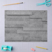 Mousseline papier de tissu de pierre grise (Artisanat)