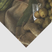 Mousseline papier de tissu de récolte (Détail)