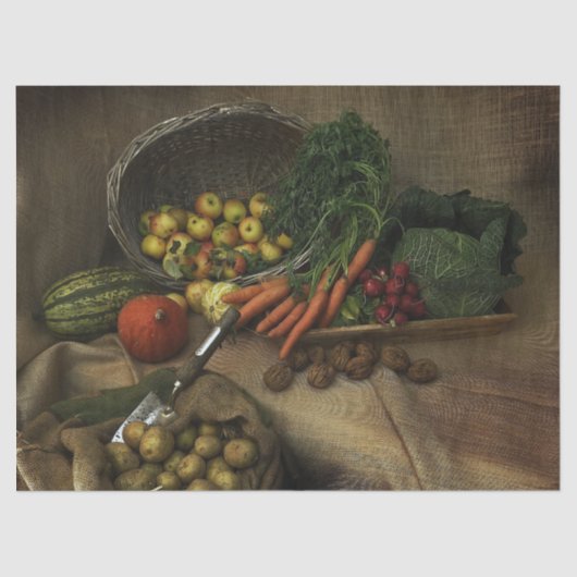 Mousseline papier de tissu de récolte (Recto)