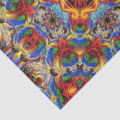 Mousseline papier de tissu de temple (Détail)
