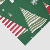 Mousseline papier de tissu de terre de l'arbre de noël (Détail)