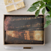 Mousseline Papier de tissu de train forestier imaginaire (Cadeau)