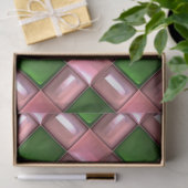 Mousseline papier de tissu de treillis de noël (Cadeau)