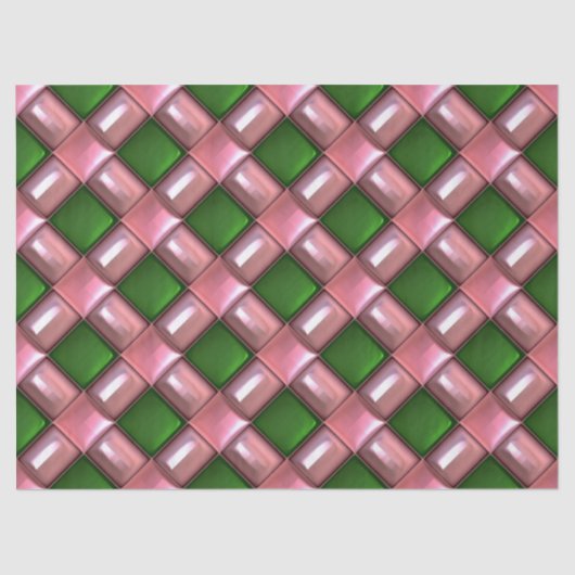 Mousseline papier de tissu de treillis de noël (Recto)