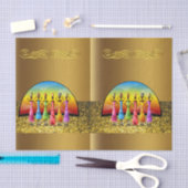 Mousseline Papier de tissu décoratif Africain (Artisanat)