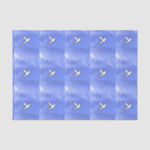 Mousseline Papier de tissu décoratif Dove