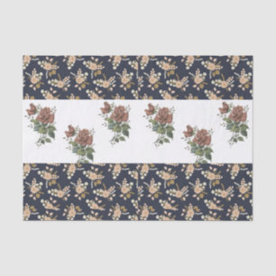 Mousseline Papier de tissu décoratif Floral