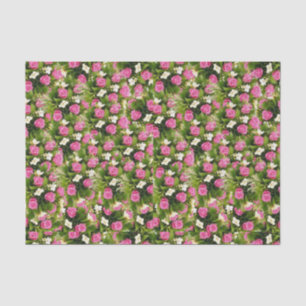 Mousseline Papier de tissu décoratif Floral