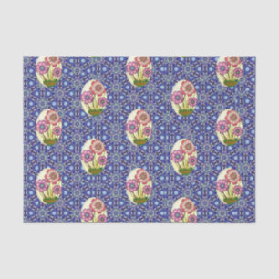Mousseline Papier de tissu décoratif Floral