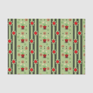 Mousseline Papier de tissu décoratif Floral