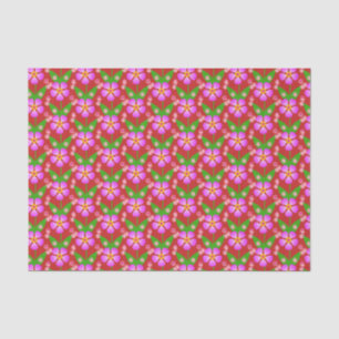 Mousseline Papier de tissu décoratif Floral