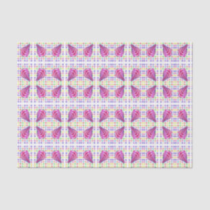 Mousseline Papier de tissu décoratif Floral