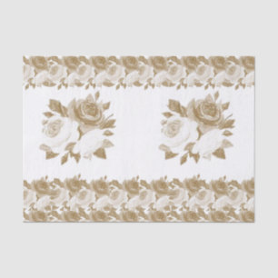 Mousseline Papier de tissu décoratif Floral
