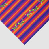 Mousseline Papier de tissu décoratif Floral (Détail)