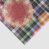 Mousseline Papier de tissu décoratif Plaid (Détail)