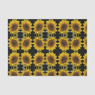 Mousseline Papier de tissu décoratif Tournesol
