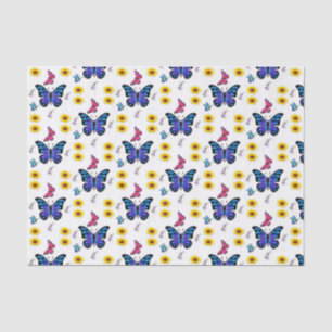 Mousseline Papier de tissu décoratif Tournesol