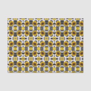 Mousseline Papier de tissu décoratif Tournesol