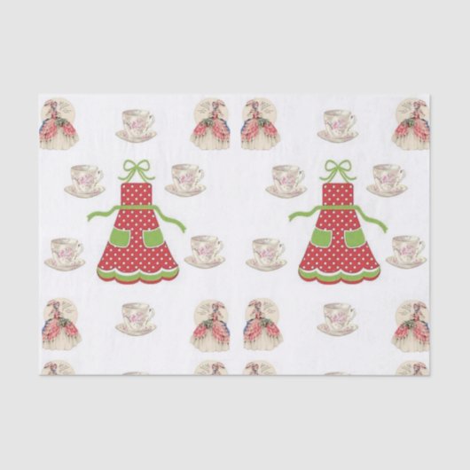 Mousseline Papier de tissu décoratif Victorian (Recto)