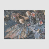 MOUSSELINE PAPIER DE TISSU DÉCOUPAGE DE LA FORESTIÈRE FLEUVE (Recto)