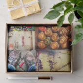 Mousseline Papier de tissu découpage, graffiti (Cadeau)