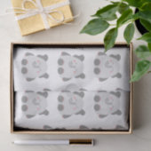 Mousseline Papier de tissu d'éléphant de style kawaii mou (Cadeau)