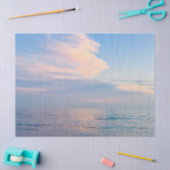 Mousseline papier de tissu des eaux océaniques (Artisanat)