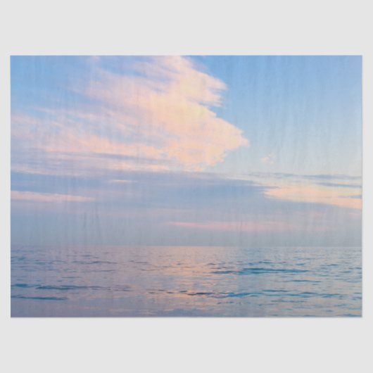 Mousseline papier de tissu des eaux océaniques (Recto)