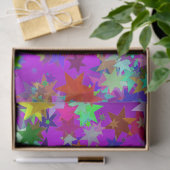 Mousseline papier de tissu d'étoiles psychédélique (Cadeau)