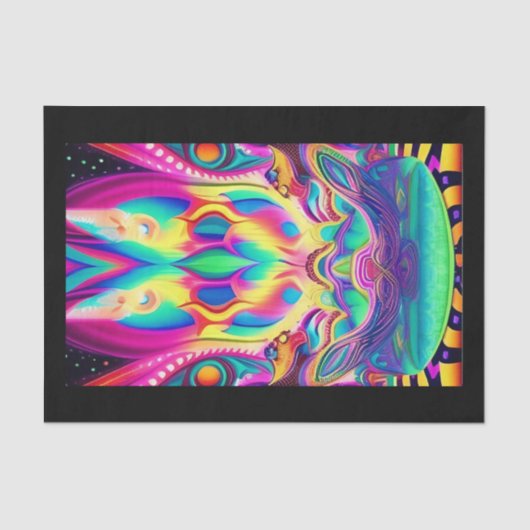 Mousseline papier de tissu du temple du hibou (Recto)