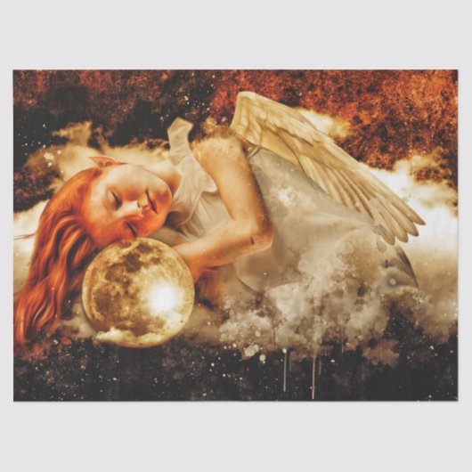 Mousseline papier de tissu elf angel (Recto)